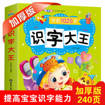 Childrens literacy book 0-3-4-6-year-old pre-school children reading and literacy cards Baby early education picture literacy king