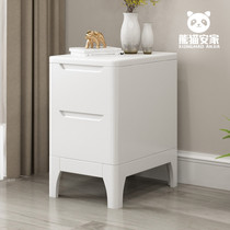 All solid wood Nordic bedside table mini super narrow small simple modern bedside bedroom storage bucket cabinet