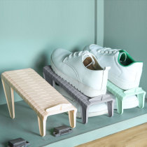 MZao Shoe Rack Finishing Home Shelve Province Space Adjustable Double Shoes Toshoe Cabinet Shoes containing deviner