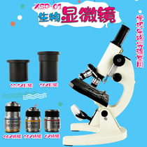 XSP-01 junior high school biological microscope 500X 500 times teaching instrument school laboratory equipment eyepiece objective lens