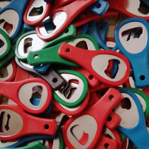Plastic beer bottle opener iron sheet accessories double hole racket universal hydraulic and other beer opening