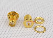 RF coaxial connector SMA-KYD SMA injection molding fixed mother socket SMA hexagonal female socket pressureless tube welding plate