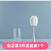  Vertical long handle cup brush Sponge cleaning Wash cup brush Bottle brush Glass cleaning brush