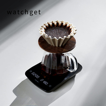 watchget coffee electronic scale Italian hand punch special tool with timing roasting gram weighing device charging
