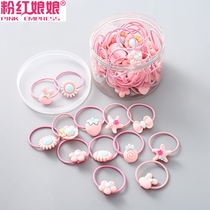 Children's Canned Hair Ring Internet Red Ins Korean Style Cute Hair Tie Hair Rope Skin Strands Korean Non-breaking Hair Rope Women's Headwear