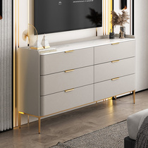 Light Extravagant Bedroom Rockboard TV Cabinet Minimalist Modern Fighting Cabinet Locker High TV Cabinet High Cabinet Containing Cabinet