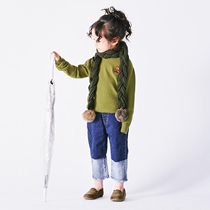 Pear Xiaoxi Girl Autumn Thin Sweater base shirt with 80% Cardigan Sweater E74A1043