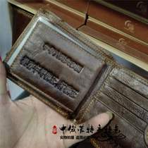 Wallet Inner Mongolia men Mongolian wallet wallet short clip crafts cowhide original handmade head layer cowhide leather leather leather