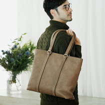 Japan Kyoto Tsuya Manufacturing Mens Shoulder Bag Briefcase Womens Shoulder Bag Leather Four Colors