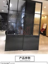 Water Cube glass double-sided solid patterned art embossed glass partition light lavish transparent Watermark doors and windows glass