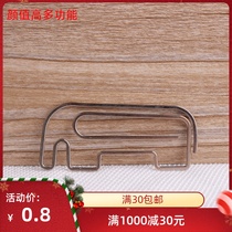 Flat animal paper clip cute paper clip creative Korean Handbook small pin invisible close needle buckle decoration single