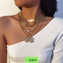 Perform fashion choker set butterfly necklace for women