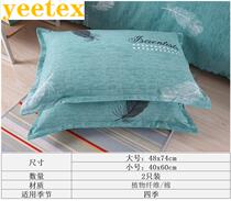 Extended pillowcase Single summer single zipper bedroom rectangular universal boys summer four seasons pillow Sky blue