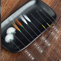 Ear tool for a set of feather sweep suit cleaning bamboo handle hair powder horse tail hair and crane