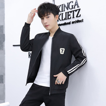 Mens jacket Spring and autumn 2022 new Korean version trends Shuai style Autumn Students Casual Thin style jacket mens clothing