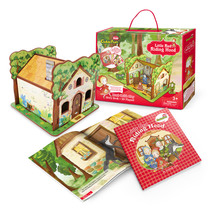 Le Cube childrens early education assembly toys Science and education Andersen Fairy Tale book Little Red Riding Hood The Little Mermaid