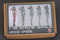 HobbyDesign 1 18 Show Girl doll resin model HD03-0426