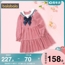 Ballabala girls dress in dress a girls foreign air skirt 2022 Spring and autumn new childrens princess nepotism