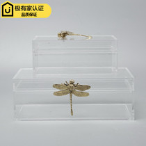 Modern new Chinese acrylic jewelry box ornaments creative living room bedroom furnishings model room soft decorations