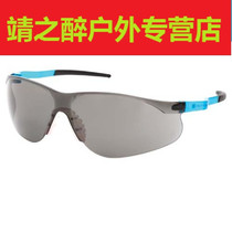 Gold foal grey lenses protective glasses anti-fog and UV frosted frame glasses