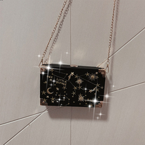 2023 new metal buckle small square bags European and American leisure fashion shoulder slanting shoulder bag