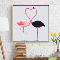 2021 new line embroidered cross embroidered flaminder living-room bedroom fresh natural wind simple and small minimalist