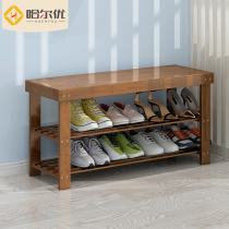 Shoe shelf multi-layer simple dustproof household economy door change shoe stool shoe cabinet storage artifact space good looking