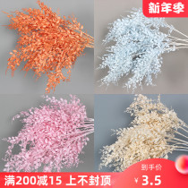 Six-leaf grass wedding simulation decorative floral herb home decoration rime window beautiful Chen flower flash wedding flower arrangement