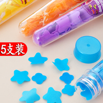 Travel test tube soap flower portable aromatherapy soap paper rose soap paper outdoor soap petal bath sheet