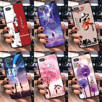 oppoR15 standard version of mobile phone case OPPOR15 protective cover 0pp015 personality oppo cartoon r15 Standard version creative oopor Nebula version 0p0pr male