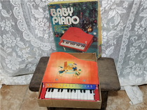 Old toys in the 1980s piano original box