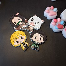 Ghost extinction blade DIY mold charcoal Lang Mi Bean Animation two-dimensional mold refrigerator paste plaster aromatherapy mold