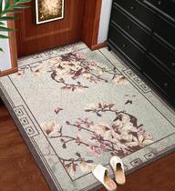 Kushun new Chinese style PVC wire ring floor mat door mat entrance hall entrance carpet foot mat non-slip washing can be customized