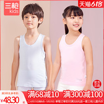 (2 clothes) Three-gun children boutique net breathing less children vest spring and summer new product guide wet perspiration childrens vests