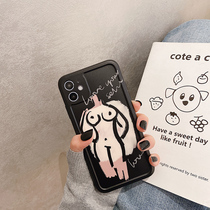 Abstract art oil painting for iphone11 mobile phone case promax Apple x All-inclusive xr Anti-fall xs personality max creative xsmax iphonex 8pl