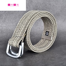 √ Personality Joker casual canvas men jeans student cloth belt belt belt belt belt Youth Buckle radic