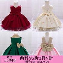 Childrens Year Old Dress Girl Foreign Air Princess Dress New Baby Baby Fluffy Dress Photography Flowers Child Wedding Dress