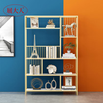 Light Extravagant Iron Art Shelf Office Bookshelves Modern Minimalist Landing Show Shelves Beauty Chia Store Living-room Bookcase Bedrooms