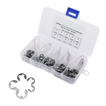 120Pcs 304 E-Clip Retaining Snap Ring Circlip Kit 1 5mm-10mm