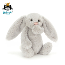 British jellycat Bonny Rabbit Silver Classic Netizen Plush Toy Cute Appeasement Doll Pillow