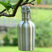 Beer barrel 304 stainless steel white wine pot outdoor 2kg 3kg 4kg 5 portable kettle household portable empty bottle