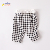Infant 0-1-3-4 years old boy short pants summer thin boy Summer Boy summer dress Korean version of tide big butt pants 7 points pants