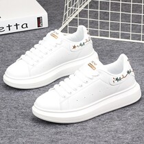 Hong Kong Boomer Men Shoes 2022 New Little White Shoes Heightening Thick Bottom Casual Sneakers Lovers Board Shoe Tide