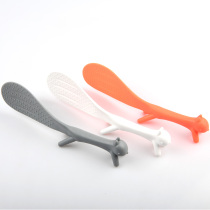 Korea Creativity Cute Styling vertical non-stick squirrel rice spoon eco-friendly and healthy plastic meal shovel 29g