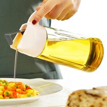 Oil bottle glass leak-proof oil pot oil jar seasoning soy sauce bottle vinegar pot fragrant oil bottle kitchen supplies Household Encyclopedia