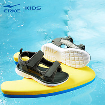 Hongxing Erke boys shoes 2019 summer outdoor travel large children beach shoes sandals breathable men sneakers