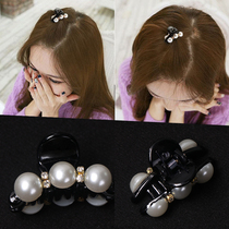  Korean version of sweet pearl rhinestone small grab clip hairpin top clip bangs hairpin head clip broken hair grab headdress