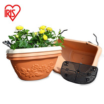 Alice resin FLOWL relief wall-mounted flower pot with adhesive hook promotion balcony gardening planting flower hanging pot