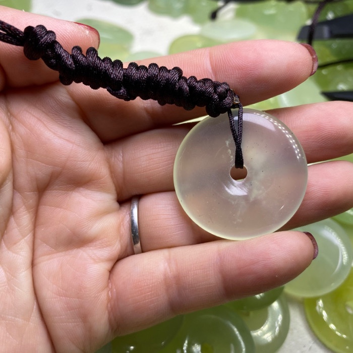 Natural Xiuyan jade pendant Ping An buckle pendant place of origin is not ten, ask customer service to change the price