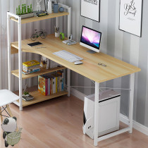 Computer desktop table home simple modern office desk bookshelf combination simple bedroom student writing small table